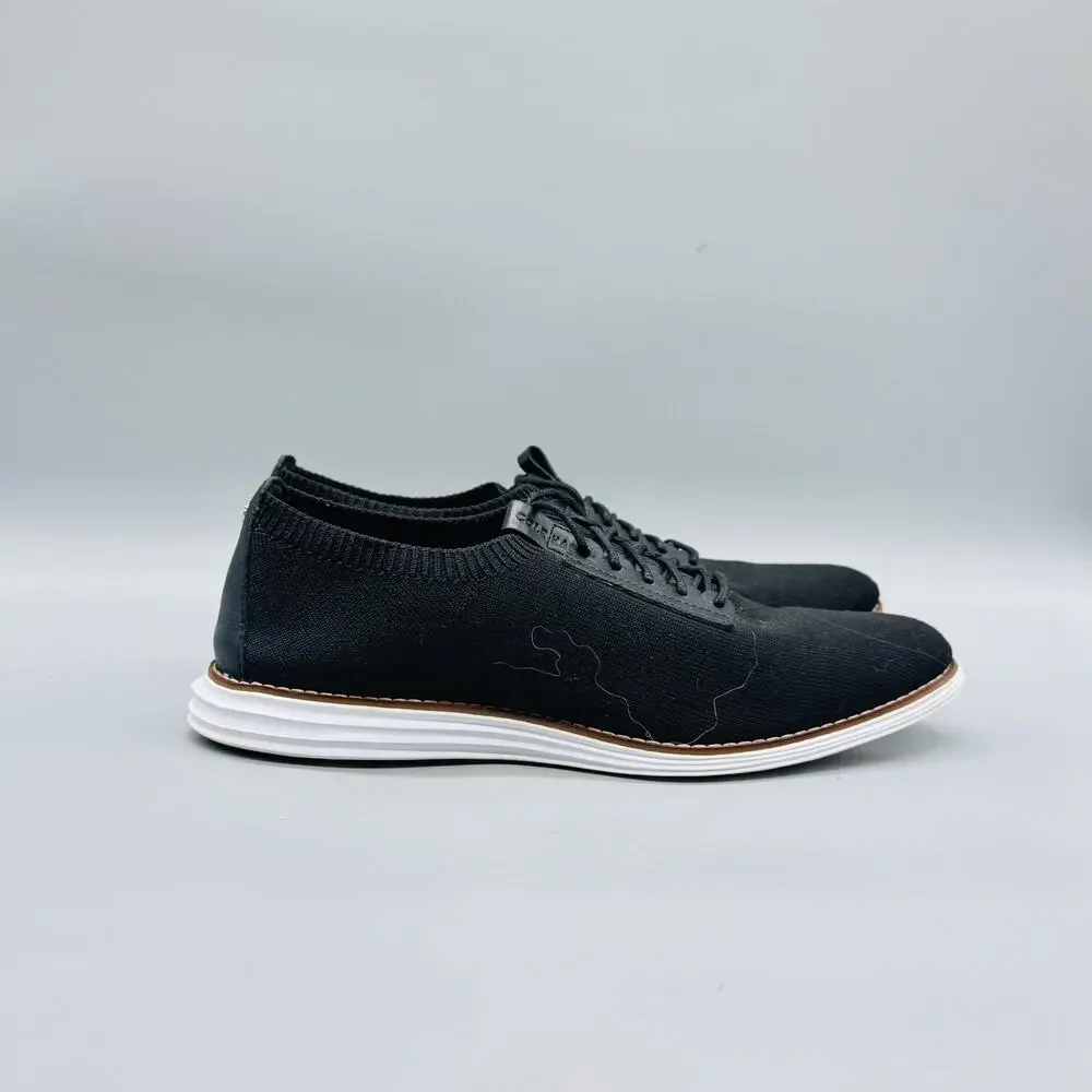 Cole Haan Shoes Womens 10 Black Knit OriginalGrand Low Top Sneakers Comfort